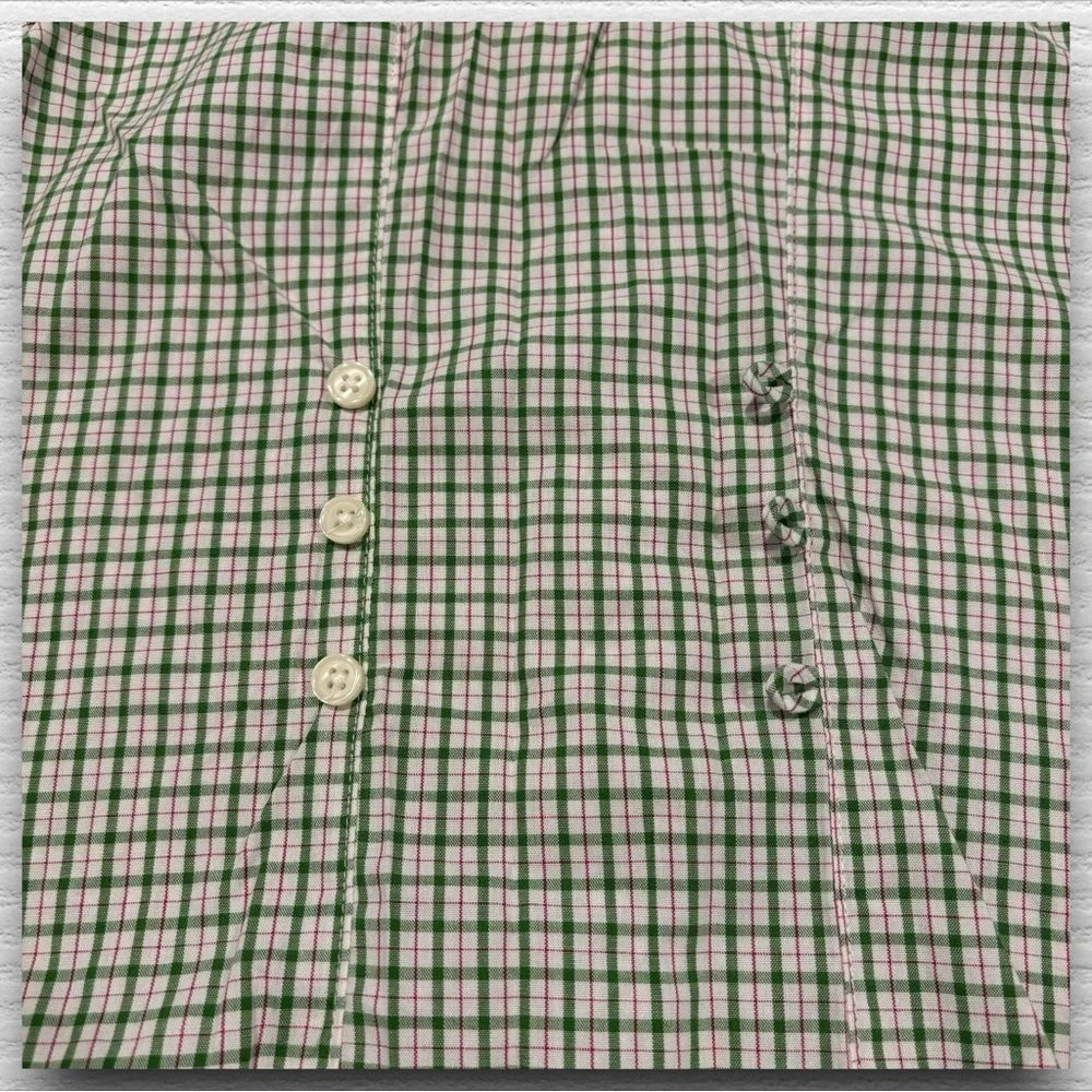 Gymboree Ivy Green Checkered Poplin 2010